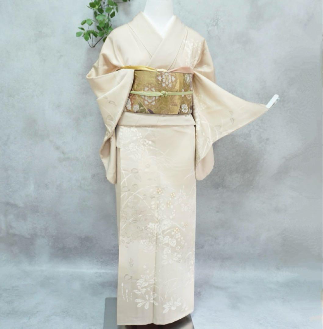 訪問着フルセット264▪︎卒業式　入学式　お宮参【訪問着、袋帯、帯締め、帯揚げ】