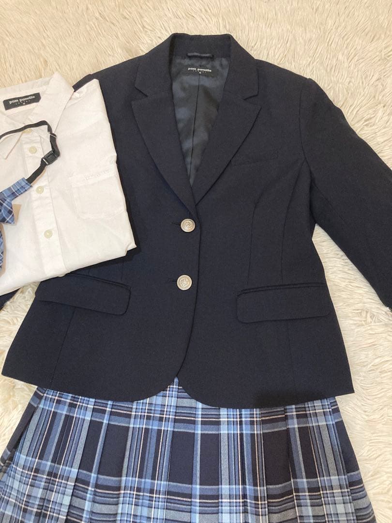 ポンポネット フォーマル　スーツ　お受験　卒業式　150 160