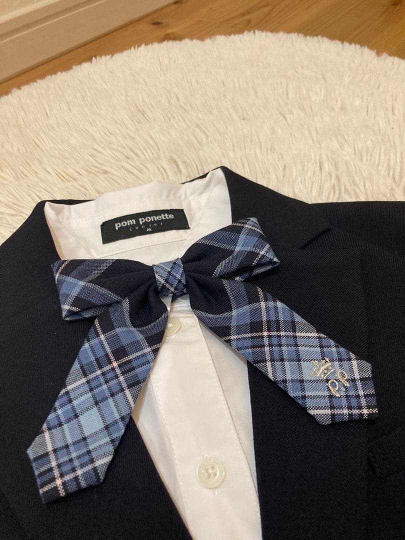 ポンポネット フォーマル　スーツ　お受験　卒業式　150 160