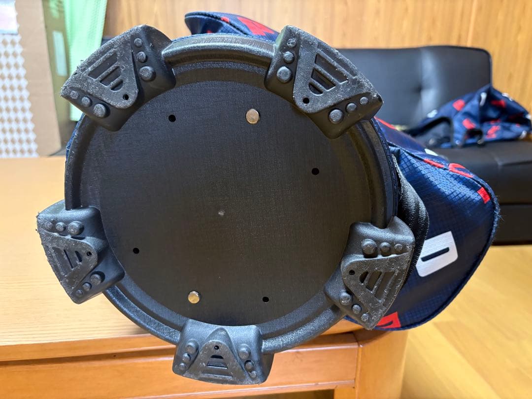 えこ　プーマ　キャディーバック　メンズ　ネイビー／レッド