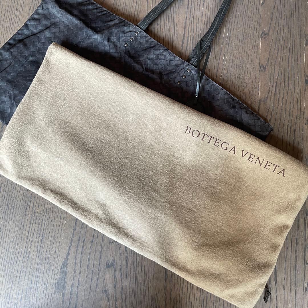 ボッテガヴェネタ イントレッチオ リュージョン ナイロントートバッグ 黒 美品
