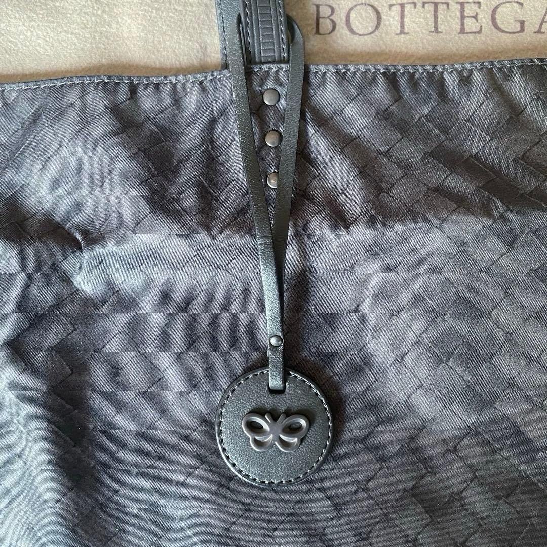 ボッテガヴェネタ イントレッチオ リュージョン ナイロントートバッグ 黒 美品