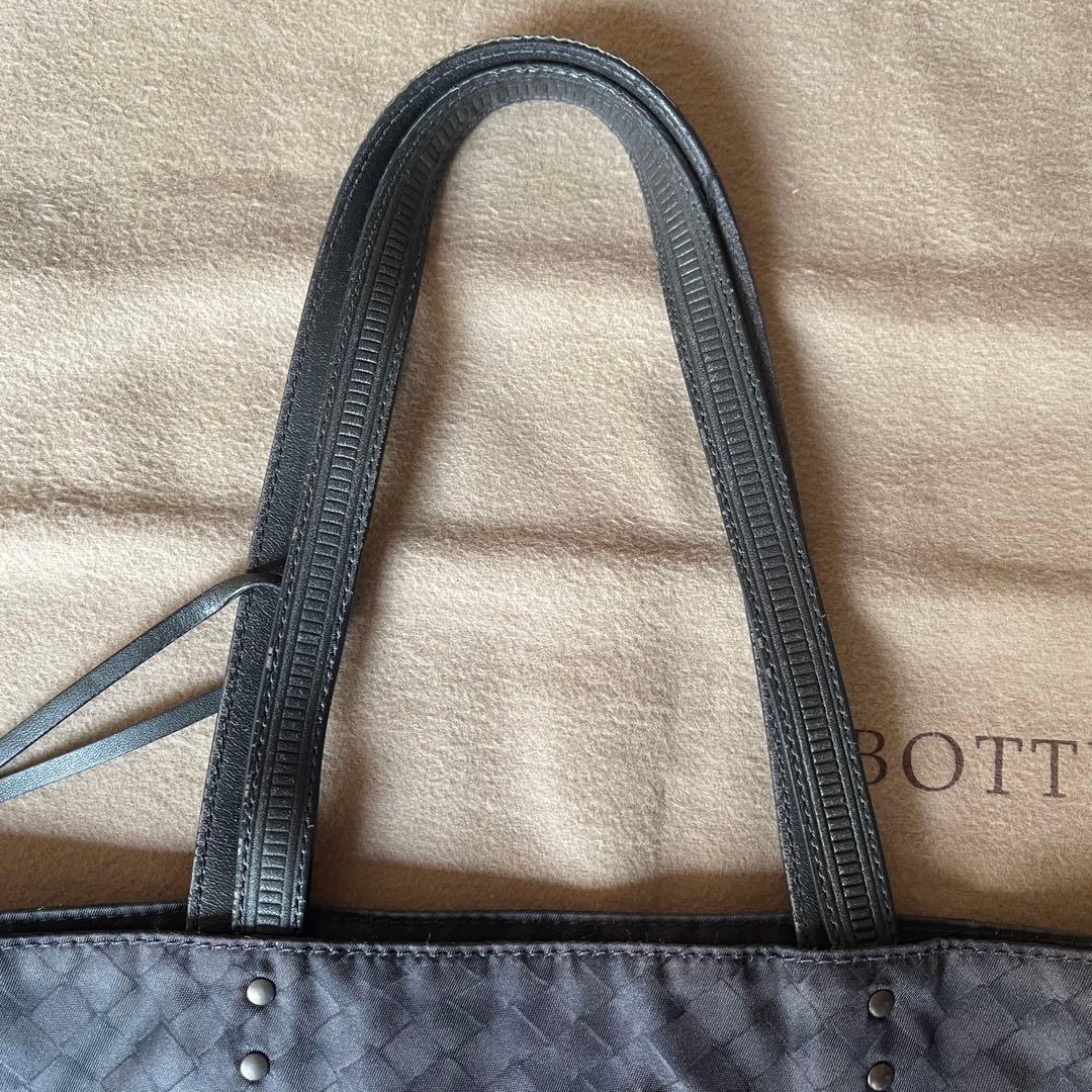 ボッテガヴェネタ イントレッチオ リュージョン ナイロントートバッグ 黒 美品