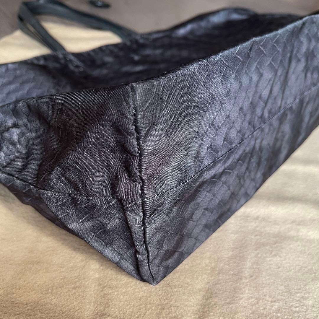 ボッテガヴェネタ イントレッチオ リュージョン ナイロントートバッグ 黒 美品