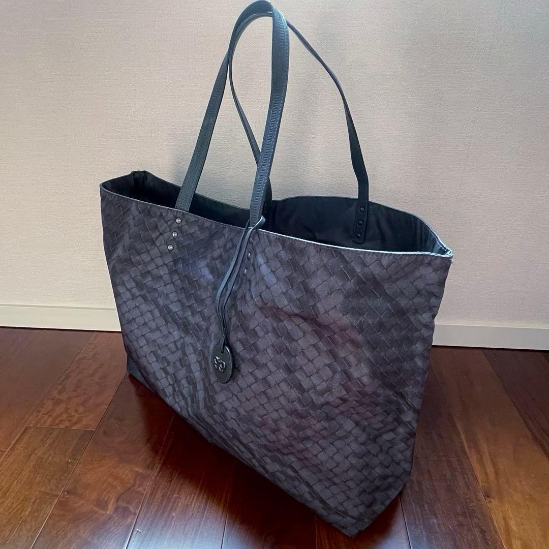 ボッテガヴェネタ イントレッチオ リュージョン ナイロントートバッグ 黒 美品