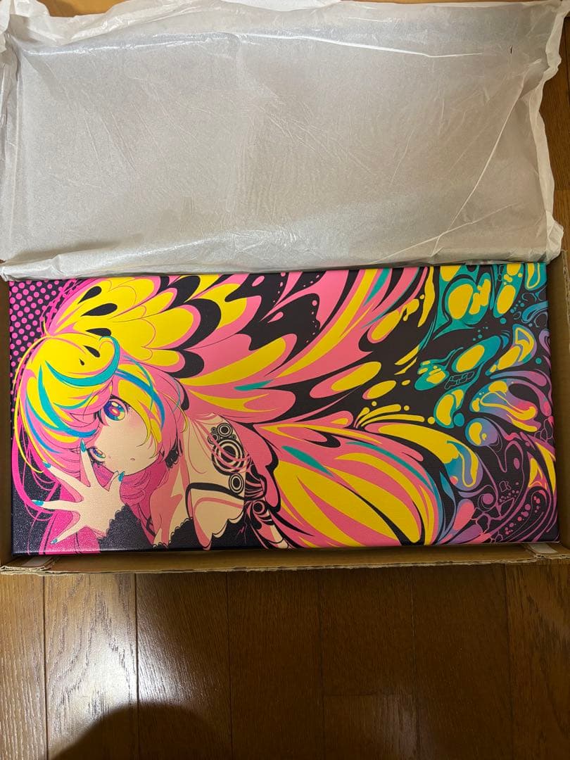 BerryVerrine　Papillon キャンバスにジークレー印刷 個展