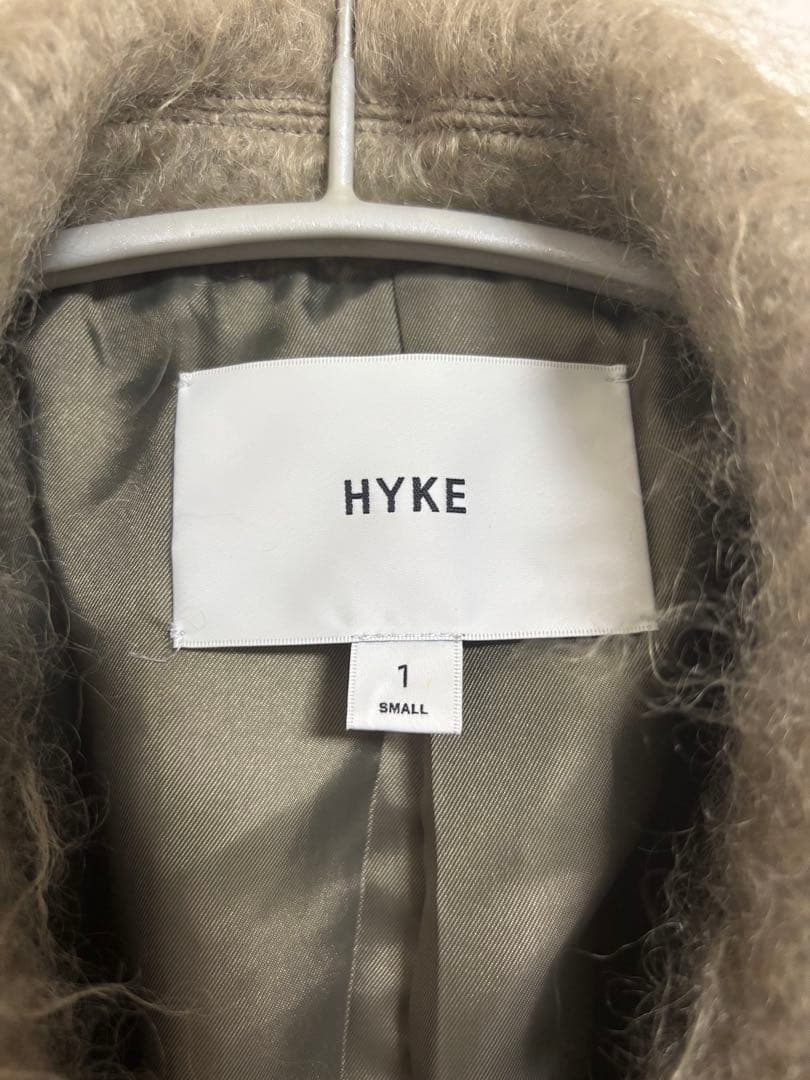 hyke×Edition モヘアジャケット　カーキ