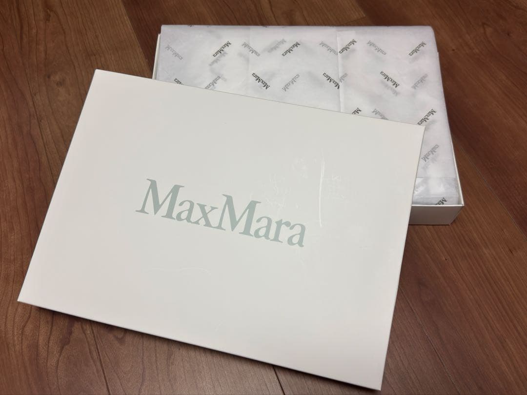 MaxMare テディキャメル ピュア カシミヤ ジャカード ストール マフラー