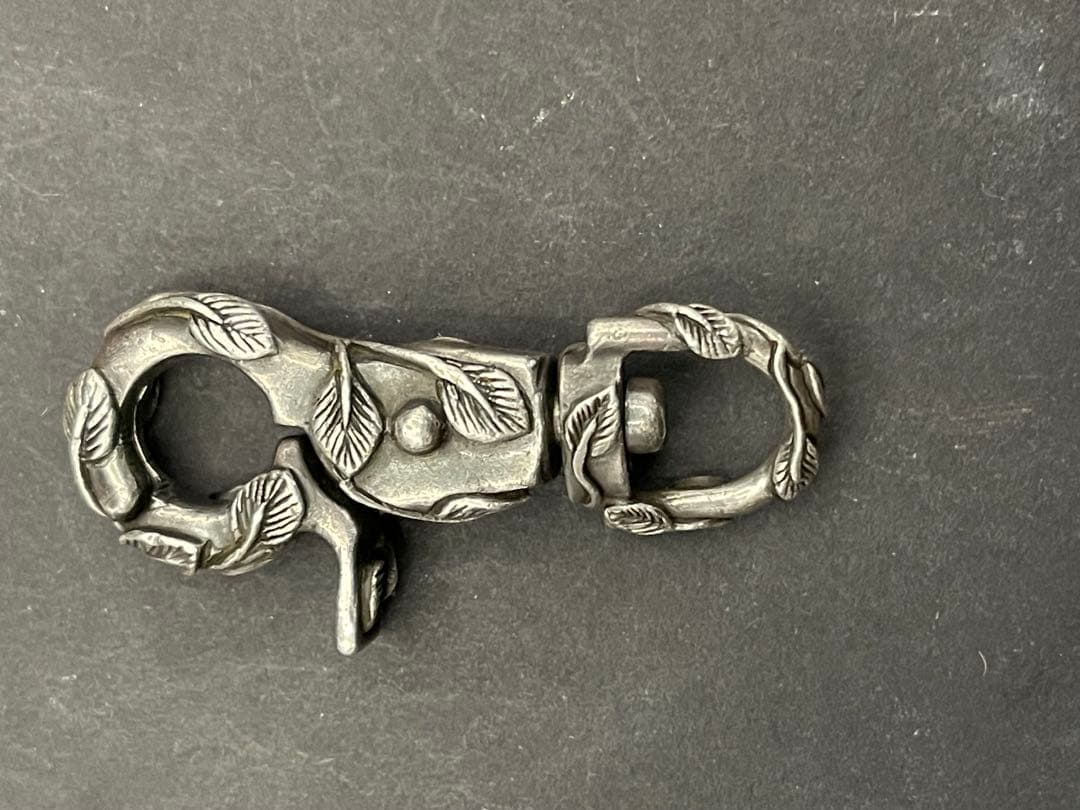 Ugo Cacciatori シルバー925製　キーキーパー　回転式　ナスカン