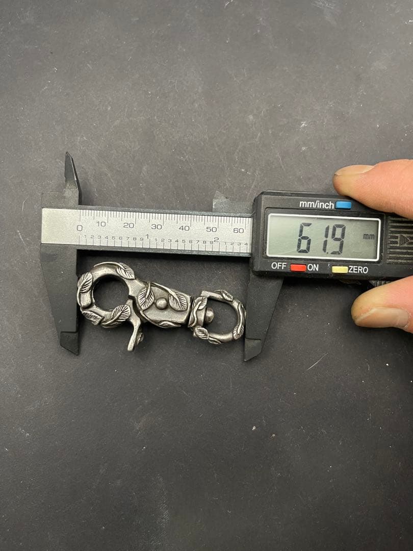 Ugo Cacciatori シルバー925製　キーキーパー　回転式　ナスカン