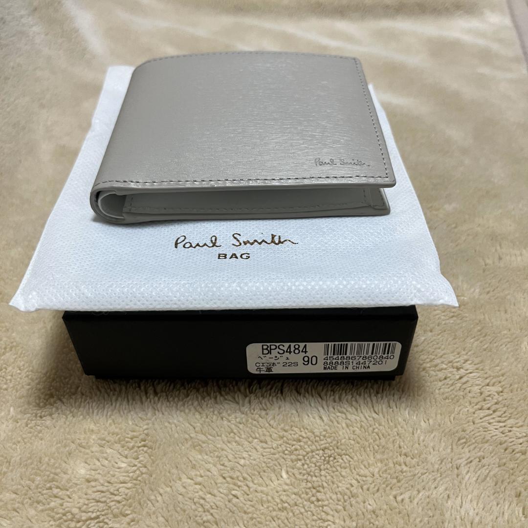 【新品】Paul Smith ポールスミス クラシックエンボス 2つ折り財布