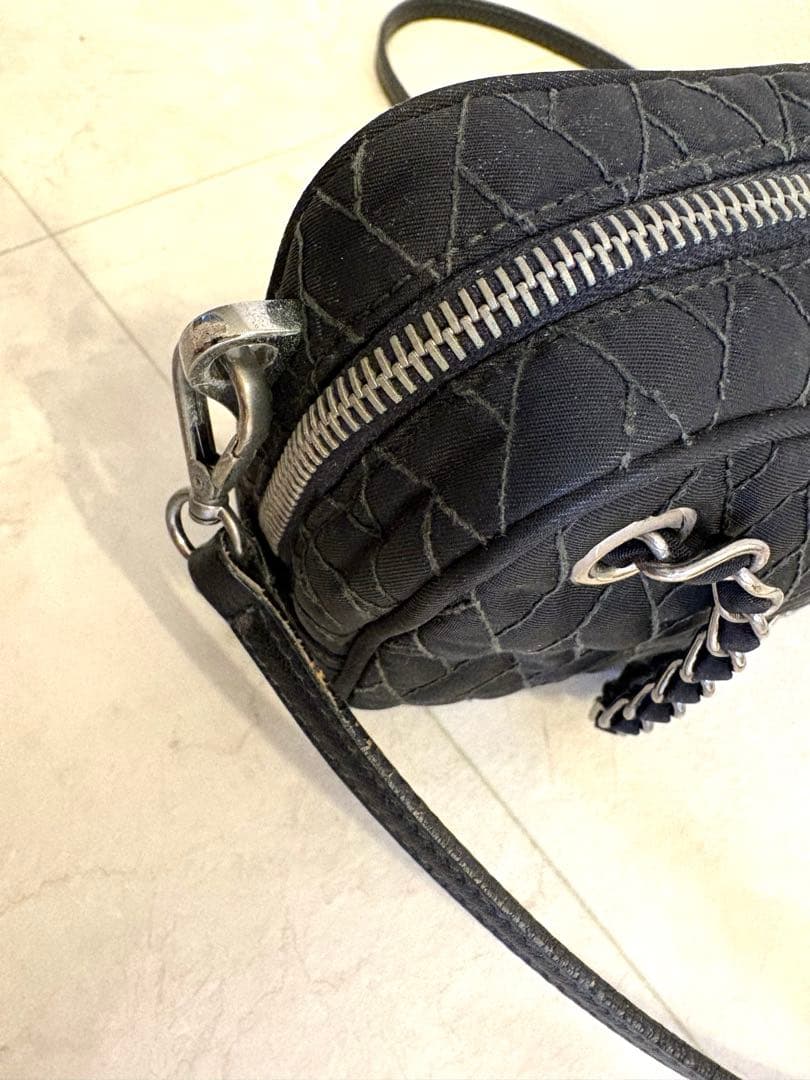 直営店購入⭐︎PRADA ブラック チェーン ショルダーバッグ