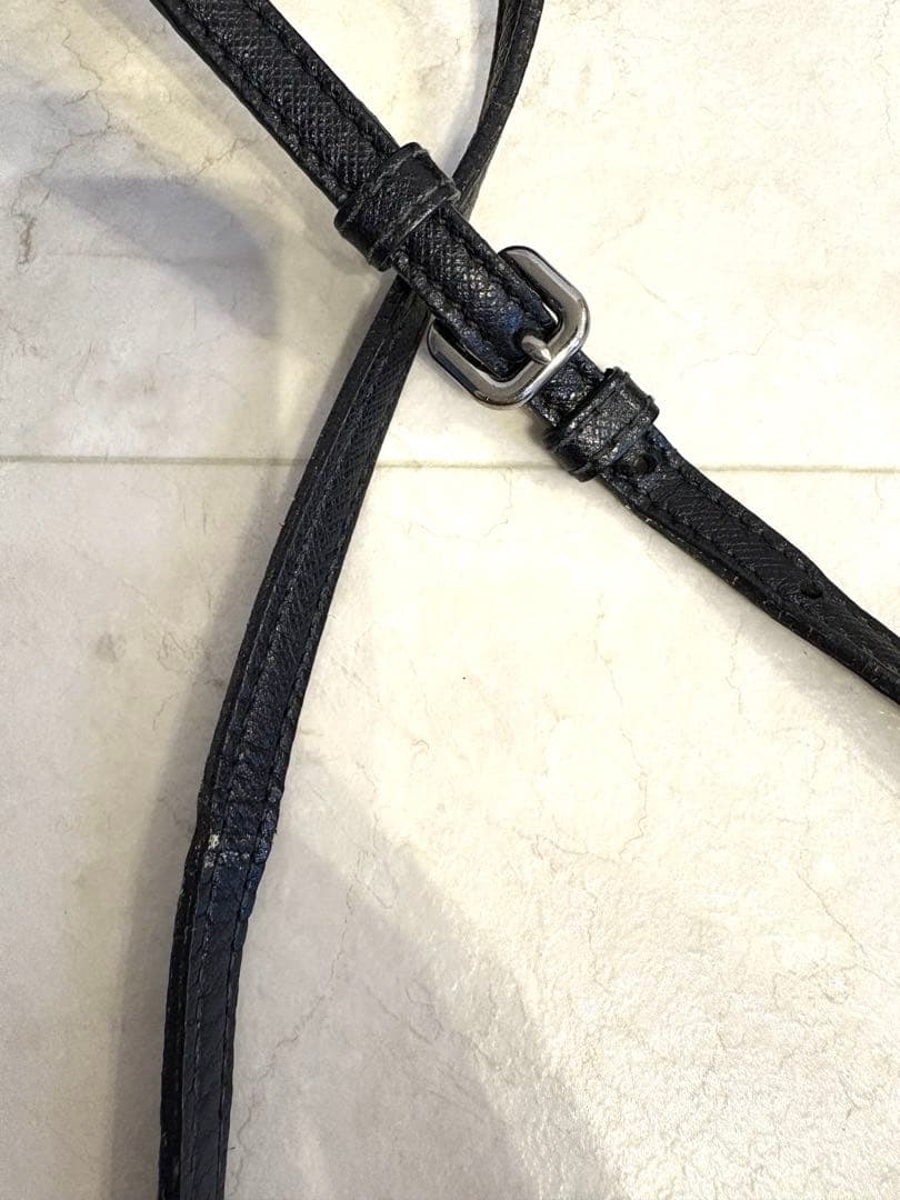 直営店購入⭐︎PRADA ブラック チェーン ショルダーバッグ