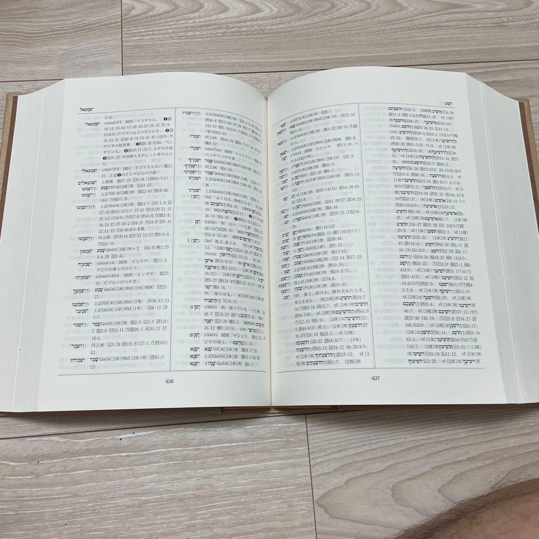 【送料無料】ヘブル語大辞典　名尾耕作著（聖文舎刊）