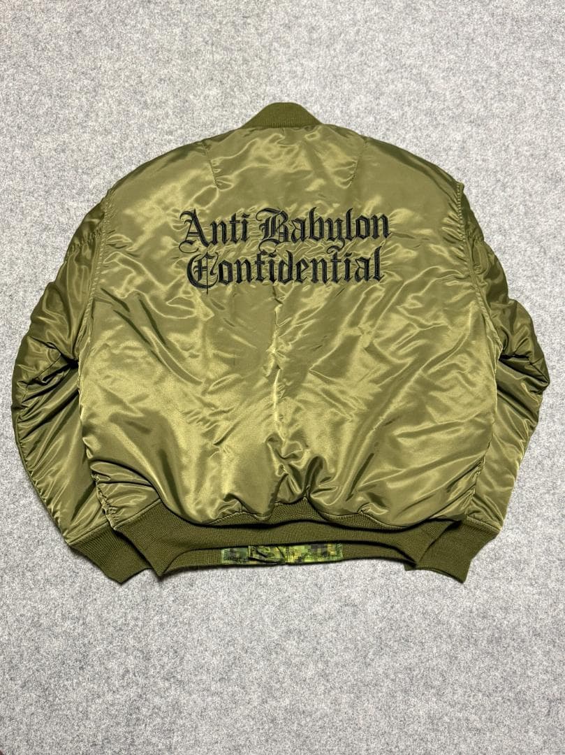 ジャケット・アウター APPLEBUM raidback fabric Pixel Camo MA-1