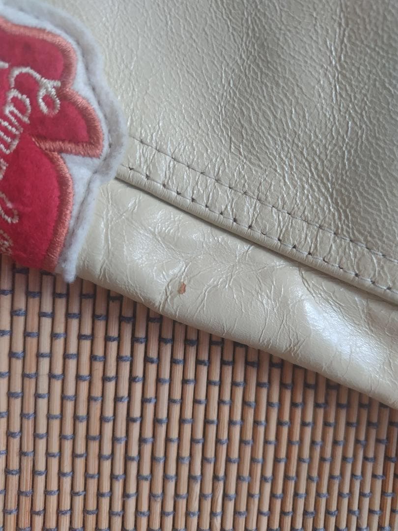 ヴィンテージ!AVIREX スタジャン 黒/ベージュ