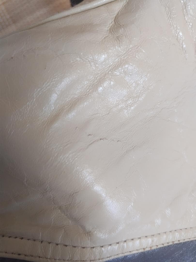 ヴィンテージ!AVIREX スタジャン 黒/ベージュ