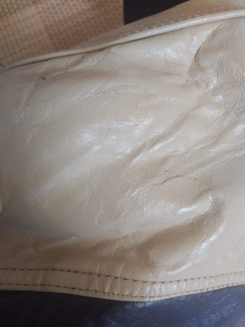 ヴィンテージ!AVIREX スタジャン 黒/ベージュ