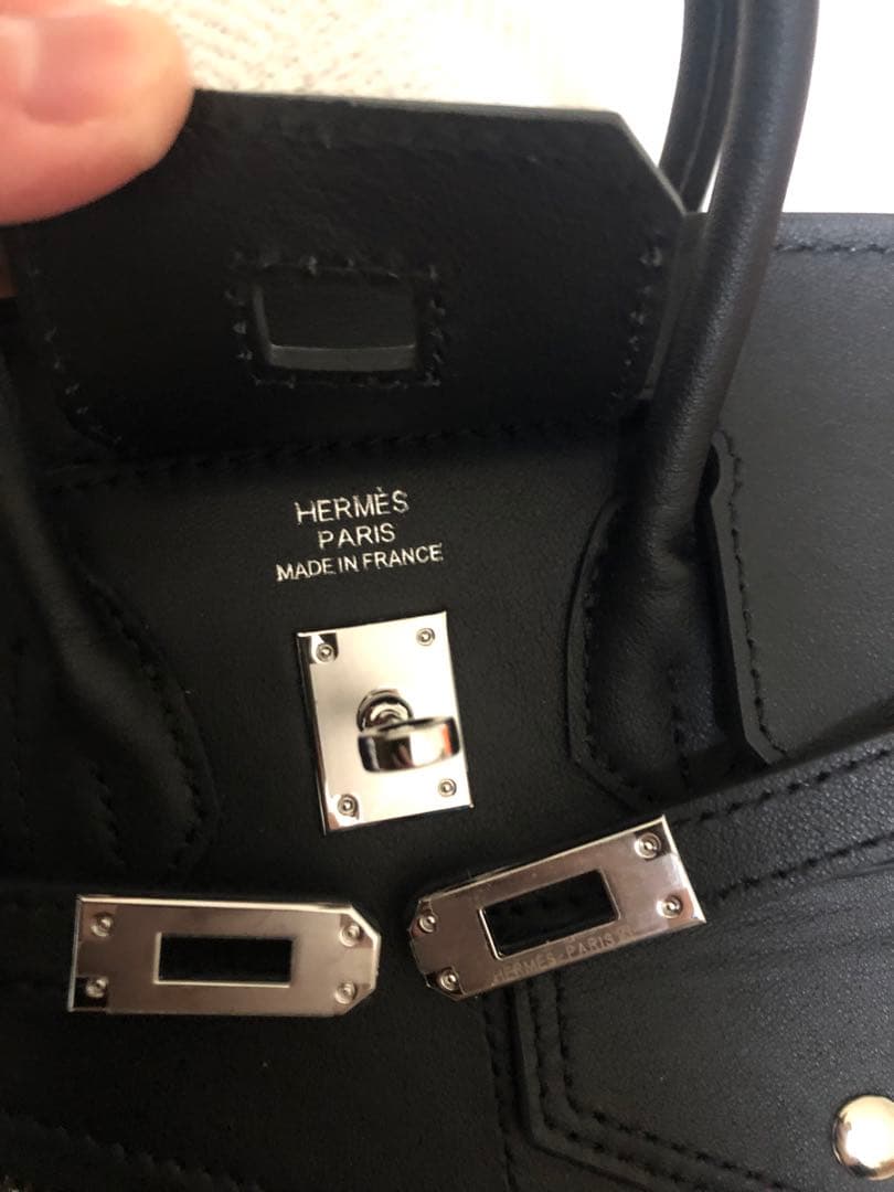 HERMES エルメス ノベルティ ハンドバッグ ブラック