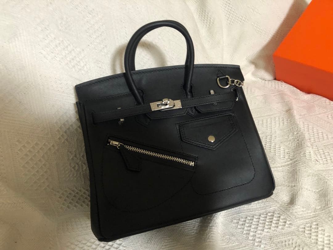 HERMES エルメス ノベルティ ハンドバッグ ブラック