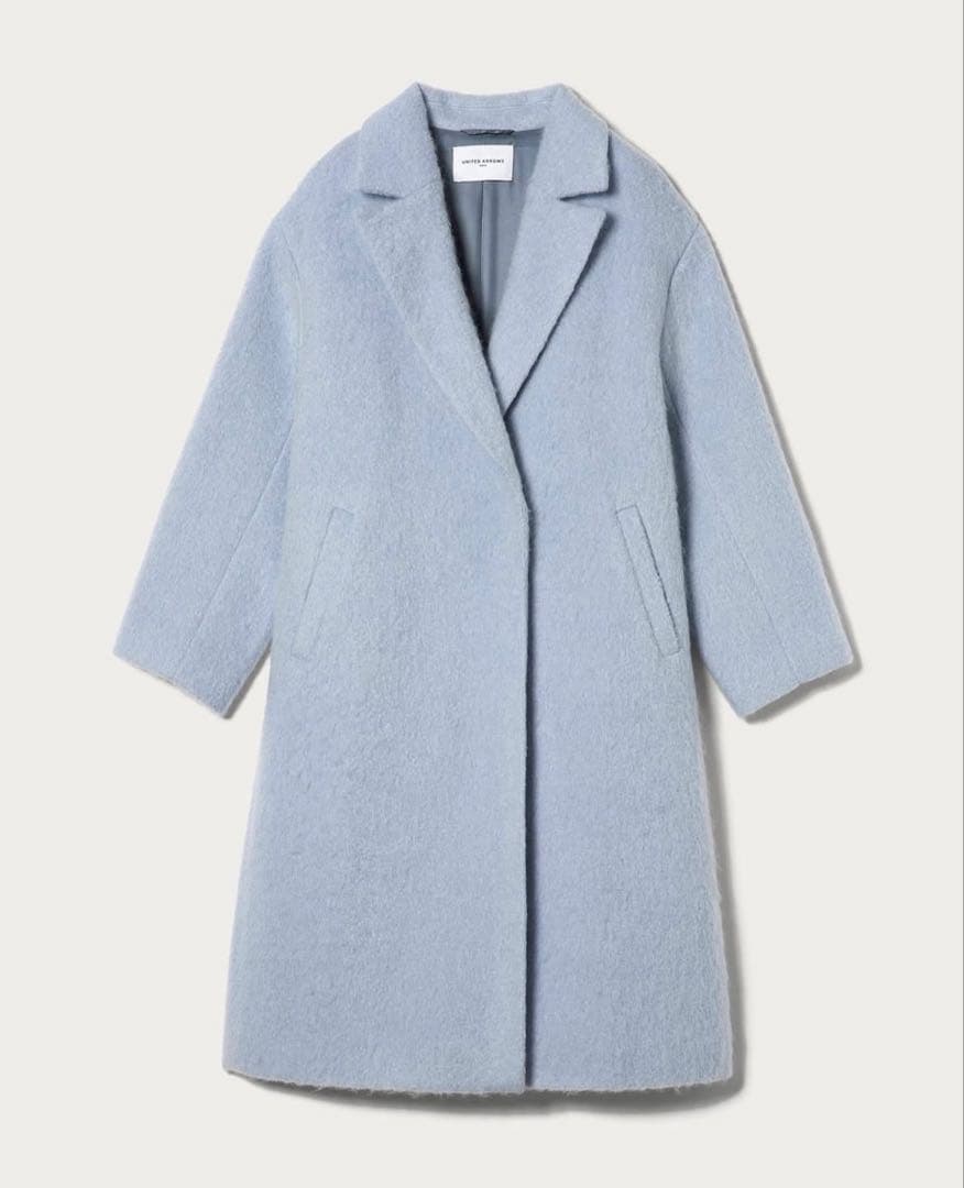 シャギー ビッグテーラード コート XS