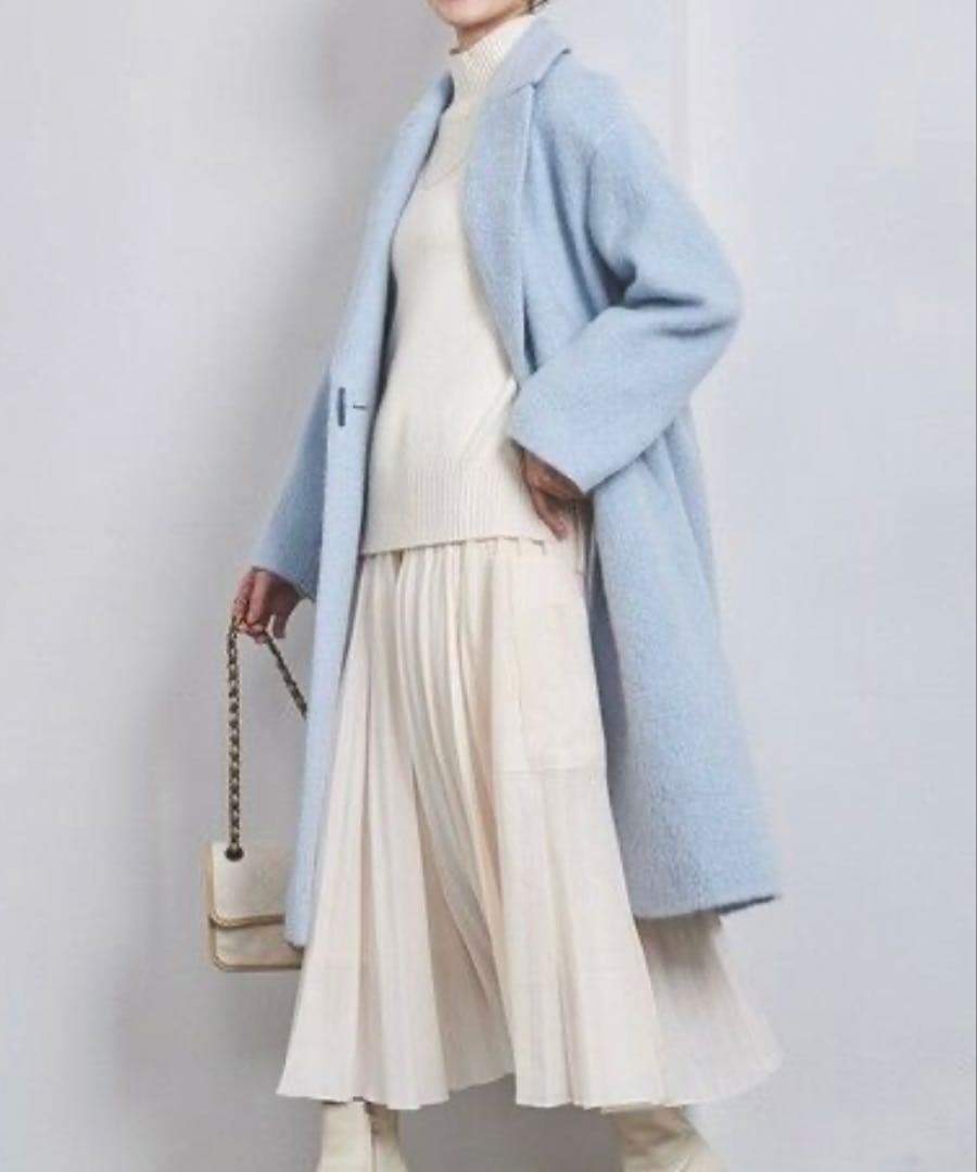 シャギー ビッグテーラード コート XS