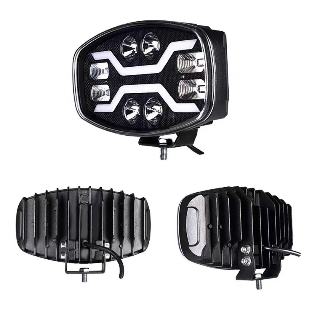 ベ*ル様 12v 24v LED オーバル　フォグランプ ユーロトラック