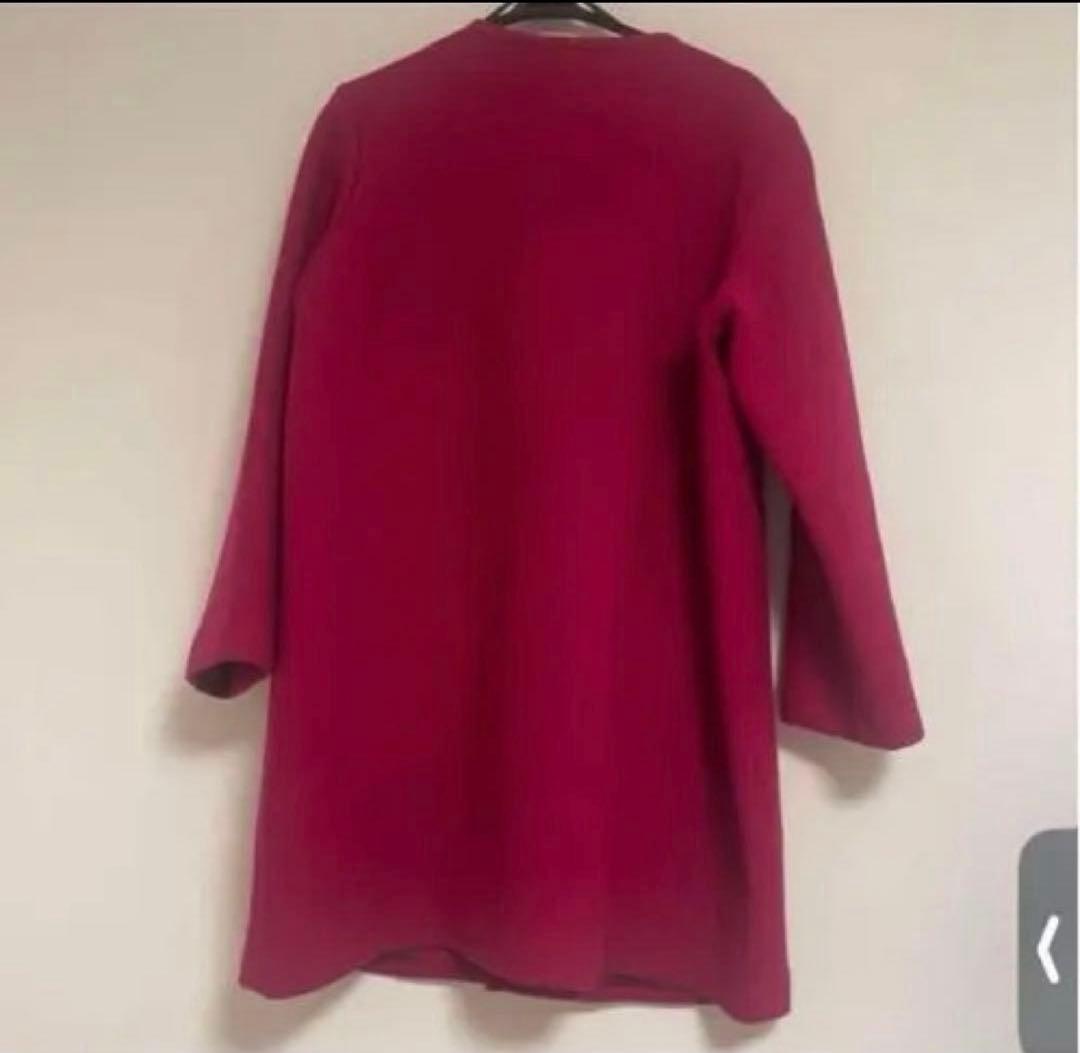 新品　アズノウアズ オオラカ　丸首　ジップコート　15号