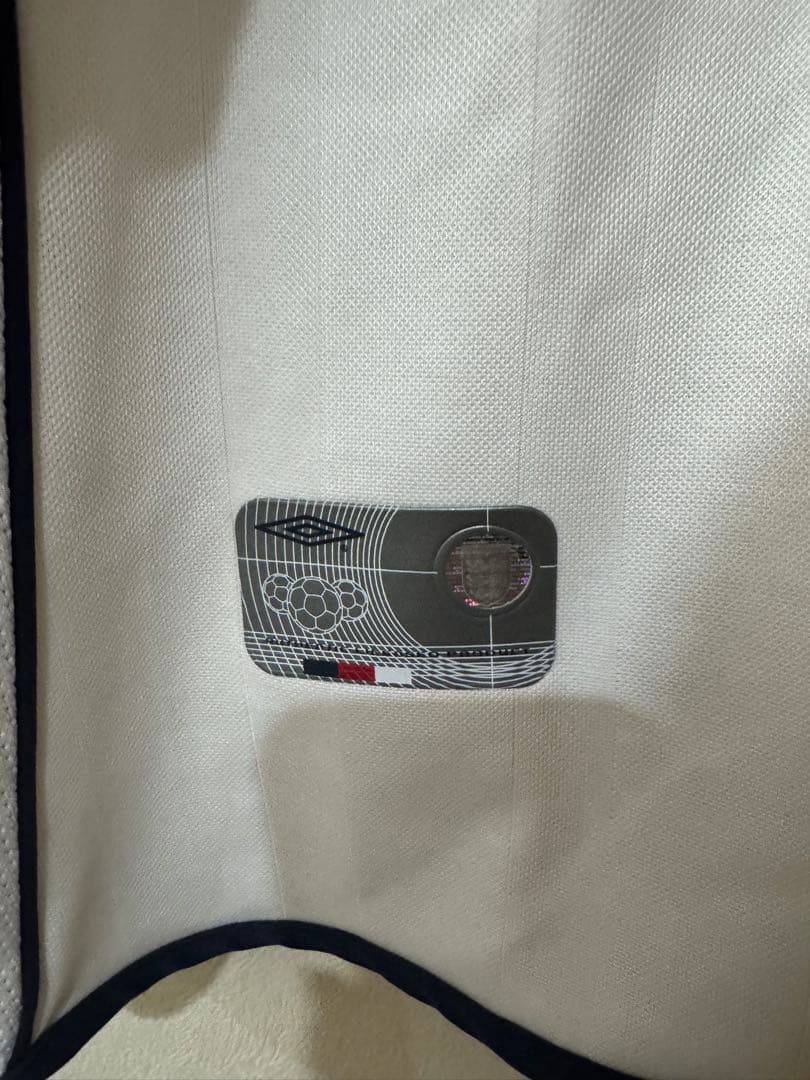 【02日韓W杯モデル】イングランド代表長袖ユニフォーム ベッカム アンブロ