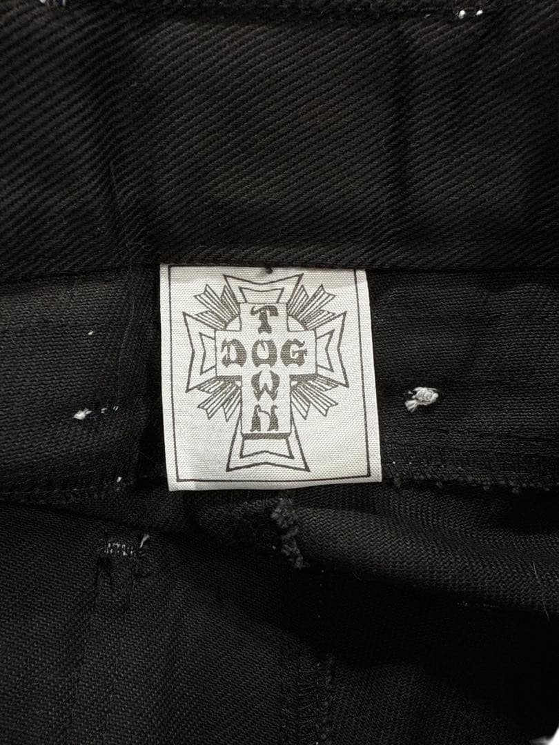 90s DOGTOWN ドッグダウン ロゴ刺繍 レイヤードポケット ワイドパンツ