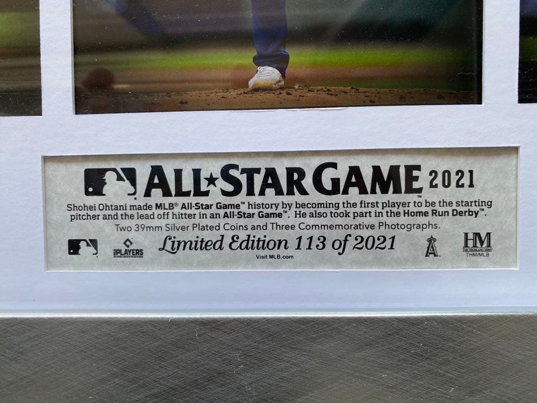 大谷翔平フォトフレーム オールスター2021 シルバー付