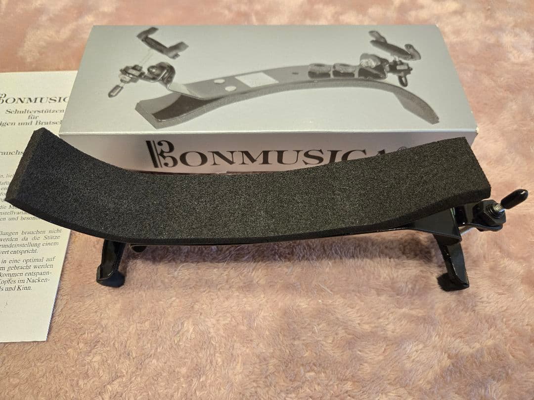 ボンムジカ バイオリン 肩当て 4/4 使用回数少なめ 美品
