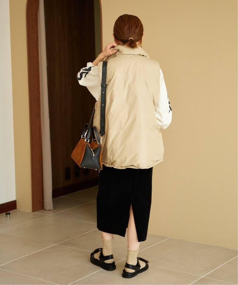 クッキーモンスター　IENA LIMONTA ダウンベスト　ベージュ