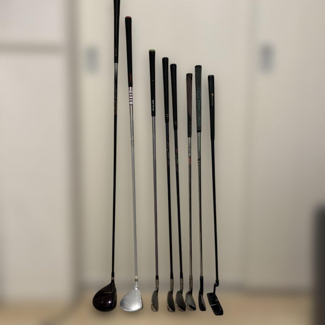 レディース ゴルフ ハーフセット（キャディバッグ＋クラブ9本）