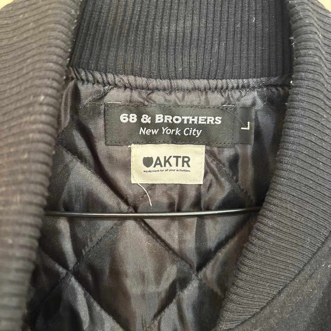 AKTR スタジャン ブラック BROOKLYN