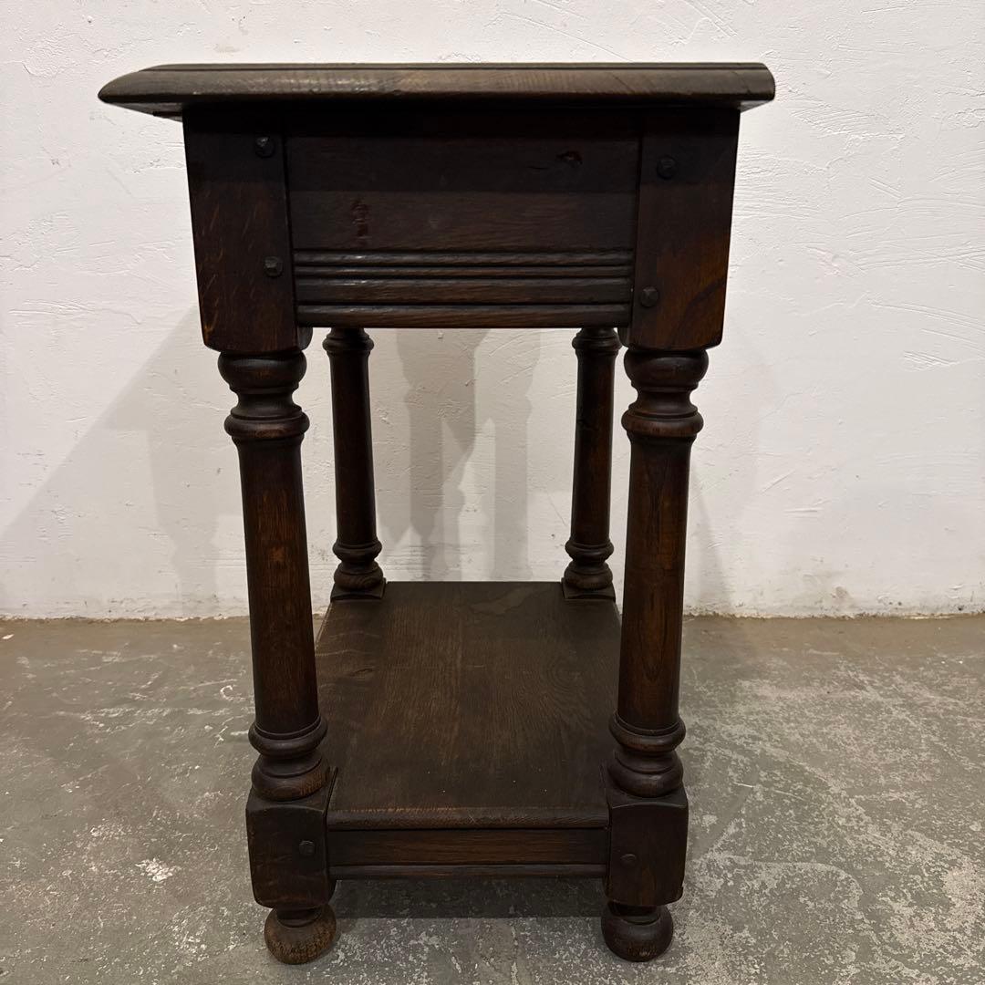 ビンテージ　木製サイドテーブル　ベッドサイドテーブル