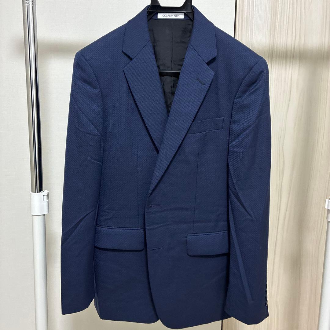 カルバンクライン 3ピース スーツ ネイビー セットアップ
