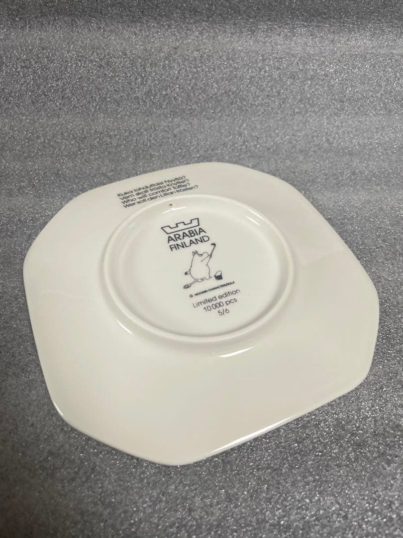 ARABIA アラビア ムーミン 八角形 ウォールプレート 5/6 未使用