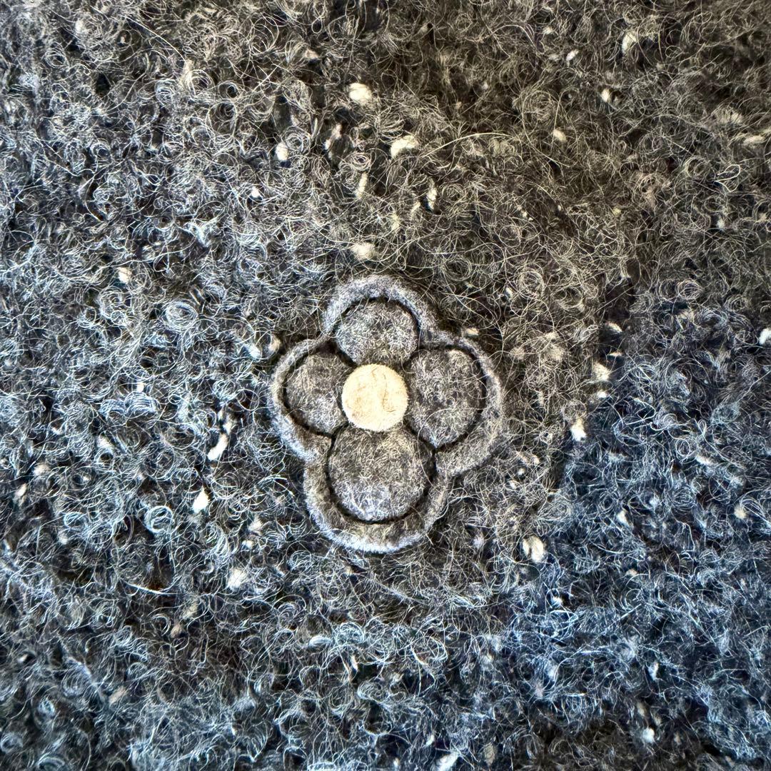 ラルディーニ アルパカ混チェスターコート ブートニエール grey 44