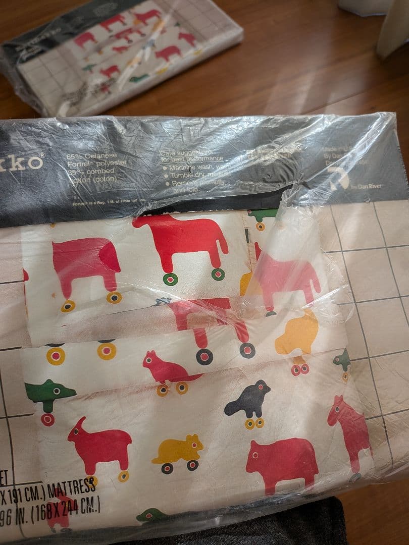 まりも【未使用】マリメッコ　フラットシーツ　２点