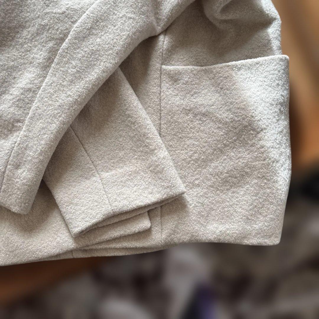 エヴァムエヴァのプレスウール100% ショートコートヨーガンレールお好きな方にも