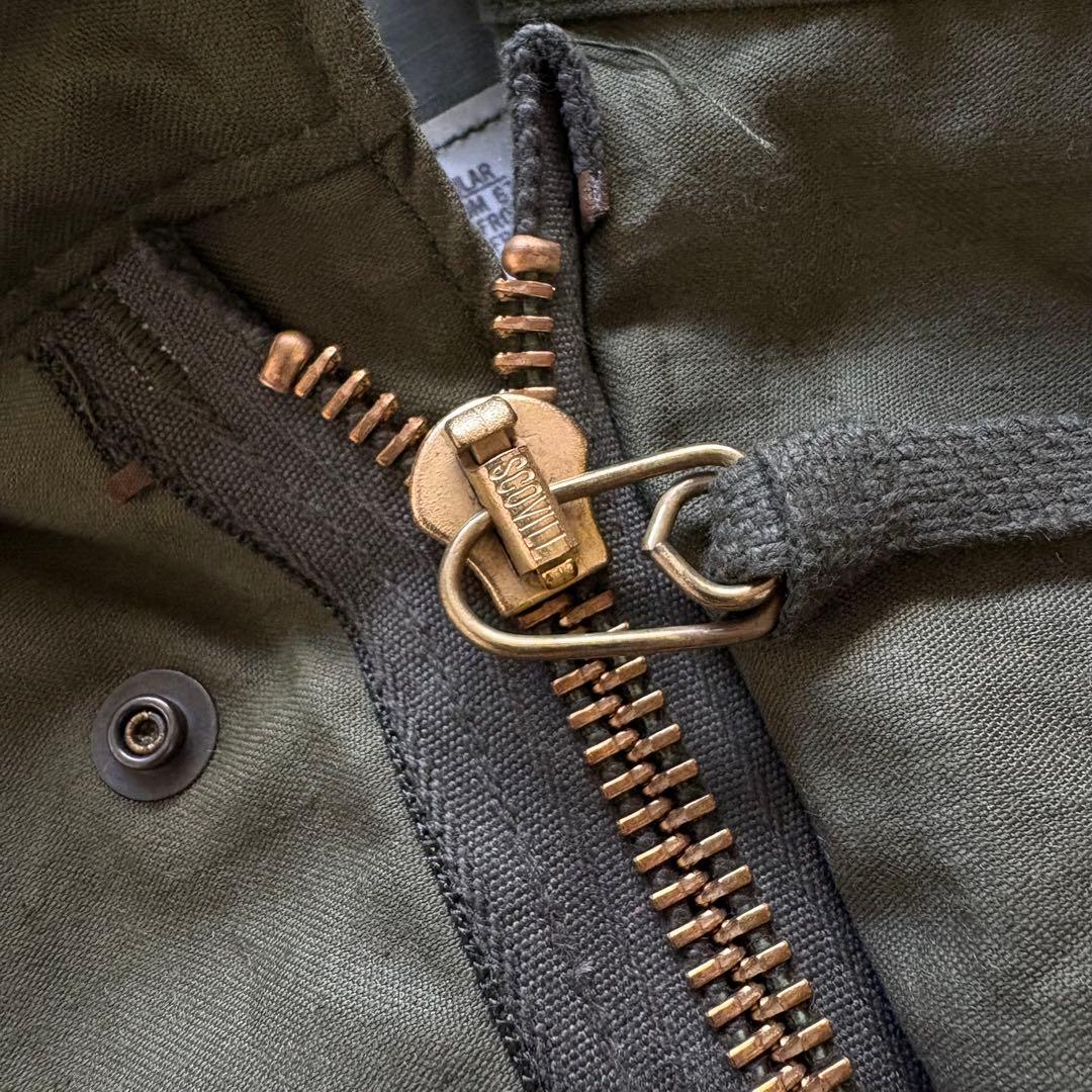 80s 米軍実物 ALPHA M-65 フィールドジャケット 3rd