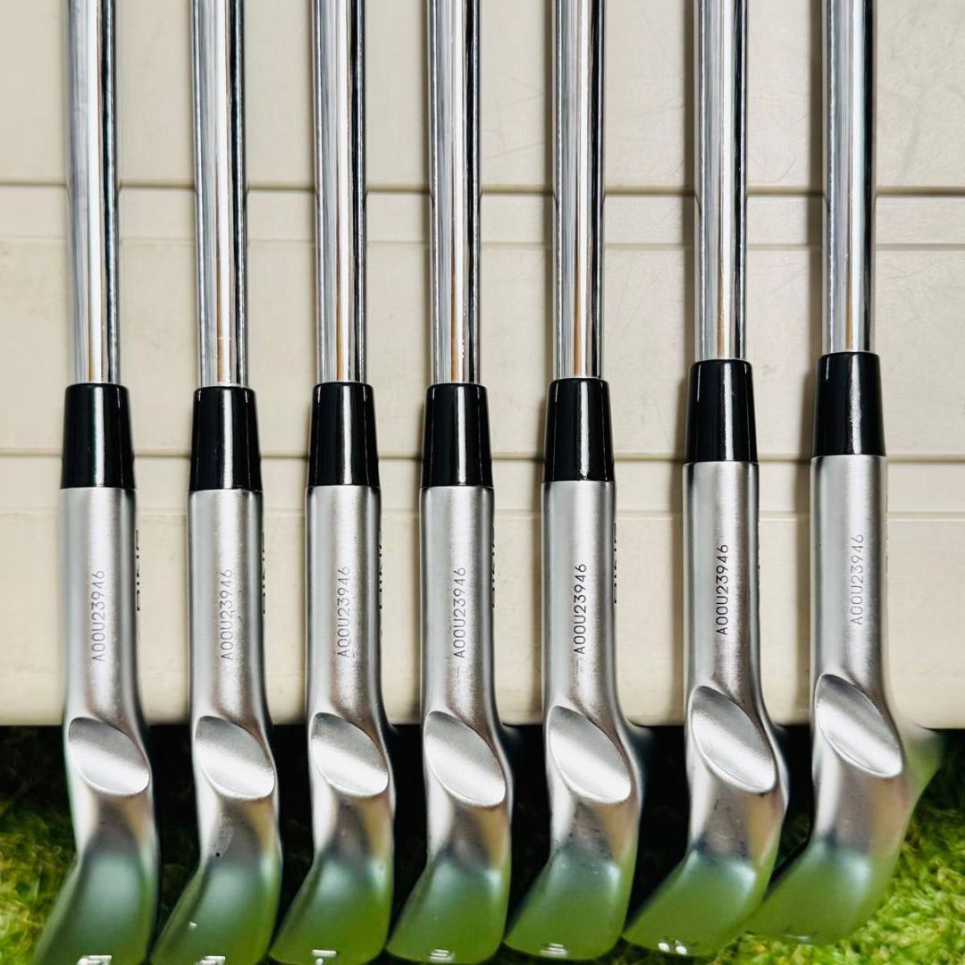 【良品】初心者推奨 ピン i230 緑ドット メンズアイアンセット 7本 S