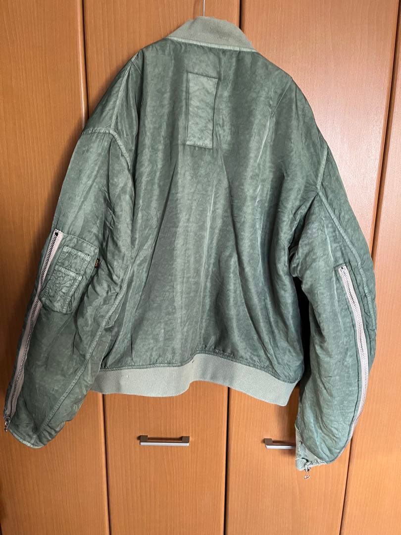 424×Alpha×SlamJam Ma-1 Bouble Zipped