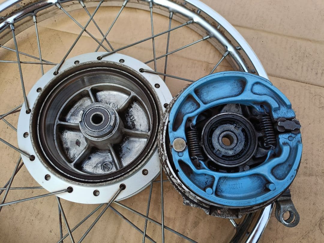 希少JA07デカドラムホイール 前後セット 17インチ