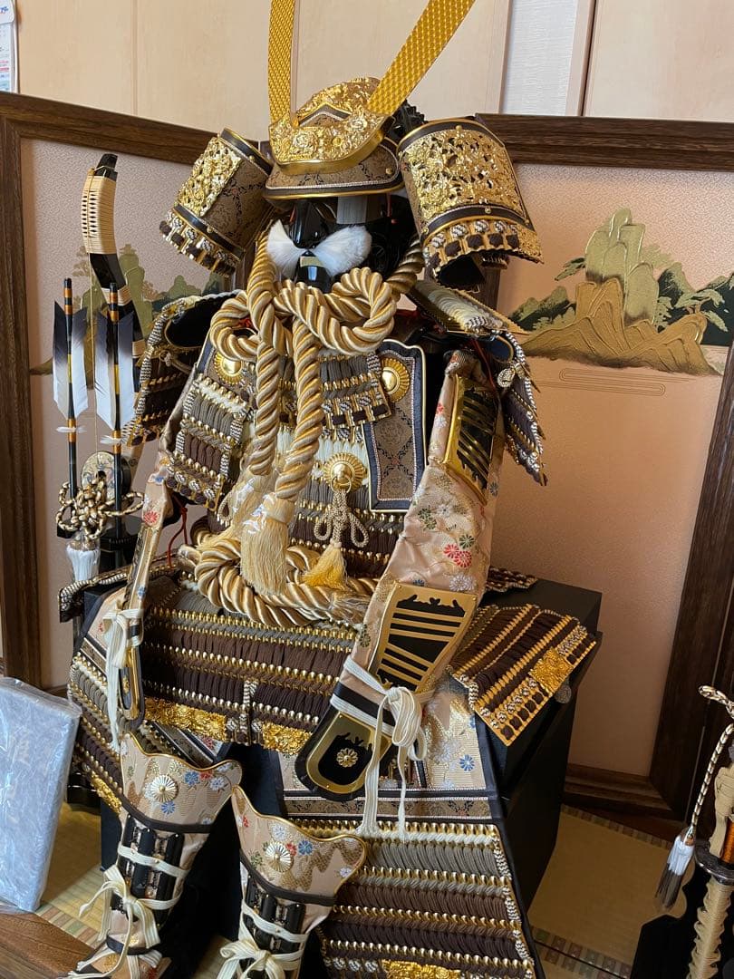 【miii0731】【美品】五月人形　着用稚児鎧兜