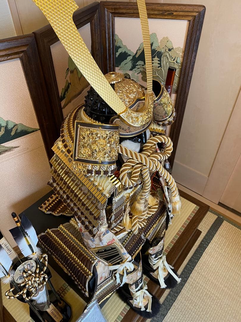 【miii0731】【美品】五月人形　着用稚児鎧兜