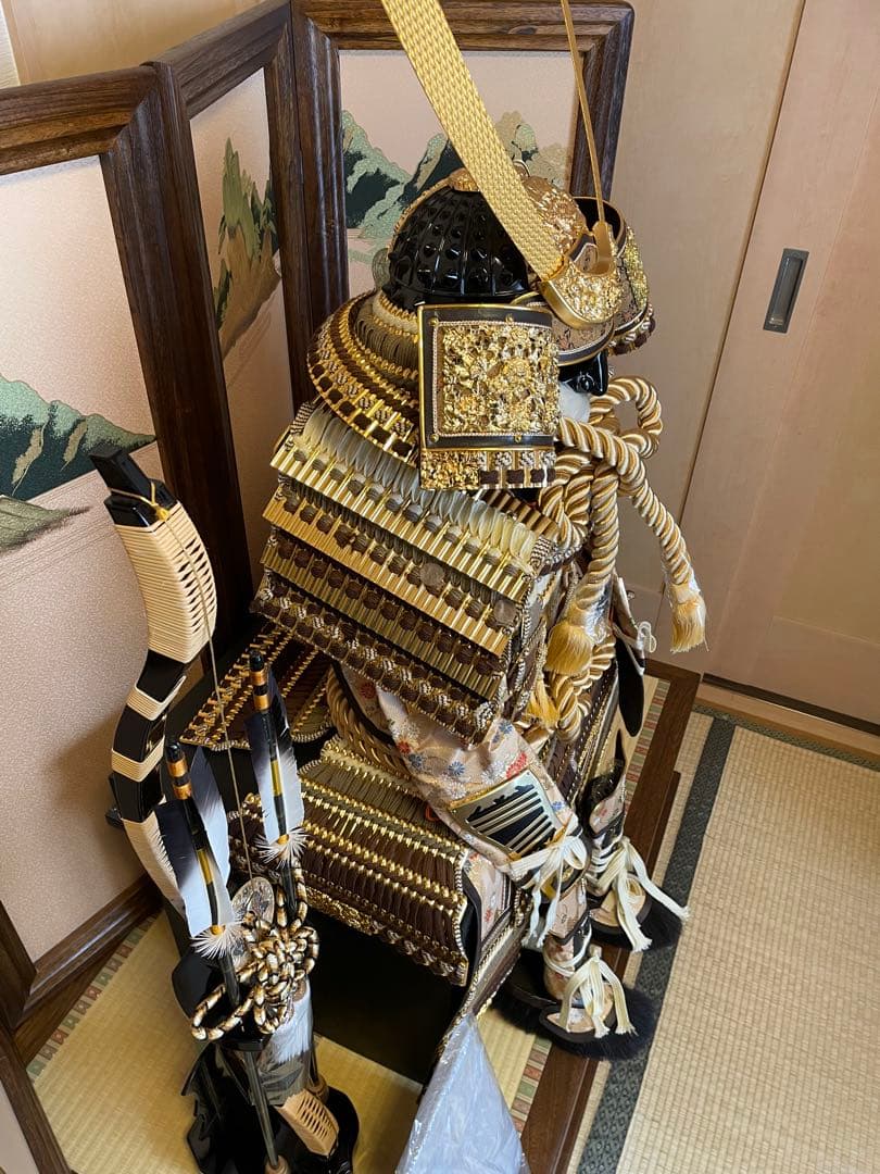 【miii0731】【美品】五月人形　着用稚児鎧兜