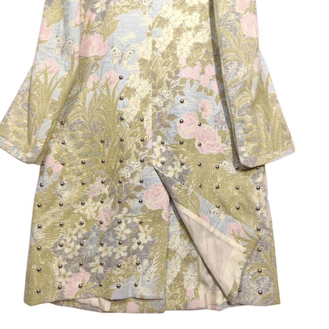 ケイタマルヤマ KEITA MARUYAMA コート 庭園ジャカードスタッズ