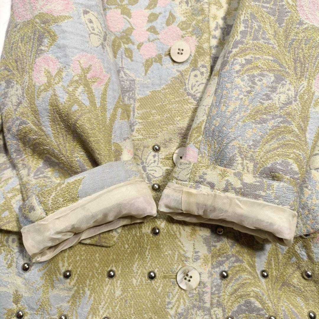 ケイタマルヤマ KEITA MARUYAMA コート 庭園ジャカードスタッズ